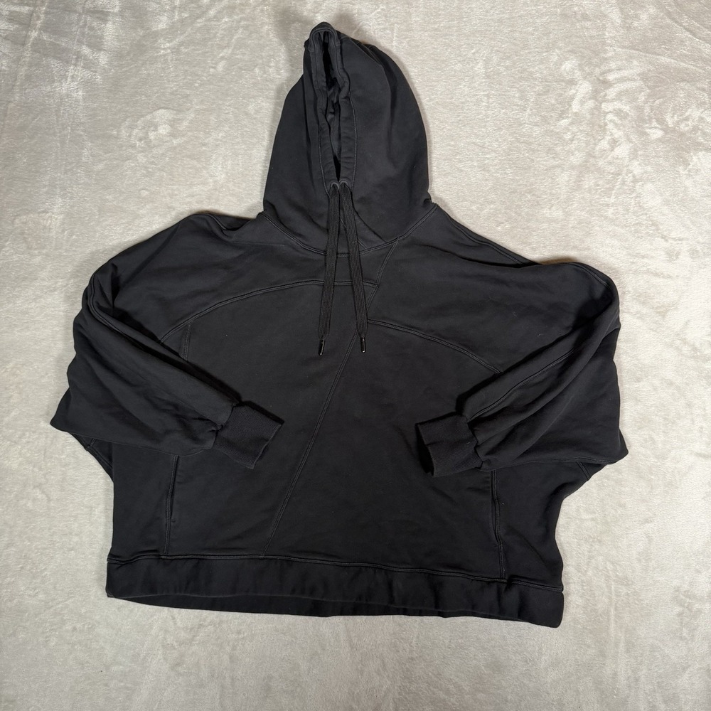 lululemon Loungeful Oversized Hoodie Black Size M/L Sweatshirt Pullover